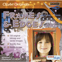 ClipArt Originals: Frames & Edges Art (Download)