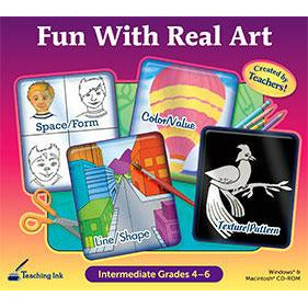 Fun With Real Art: Intermediate Grades 4–6 (Download)