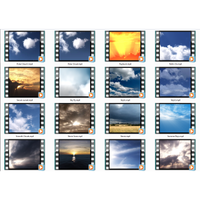 Sunny & Stormy Cloud GIF Motion Loops (Download)
