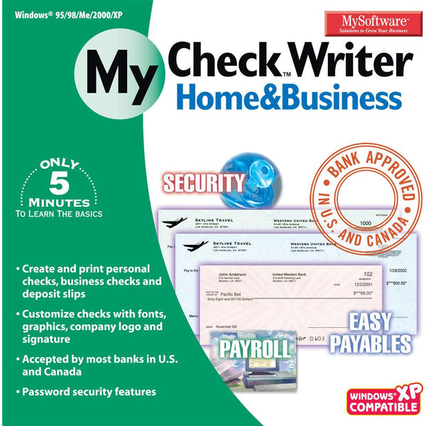Checkbook Writer My Check Writer Home & Business – Selectsoft