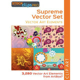 Supreme Vector Set Vector Art Elements (Download)
