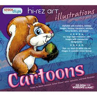 Hi-Rez Art Illustrations: Cartoons Clip Art
