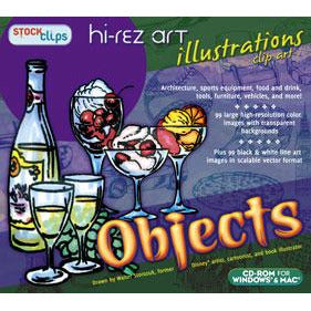 Hi-Rez Art Illustrations: Clip Art Objects