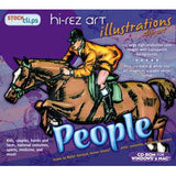 Hi-Rez Art Illustrations: People Clip Art