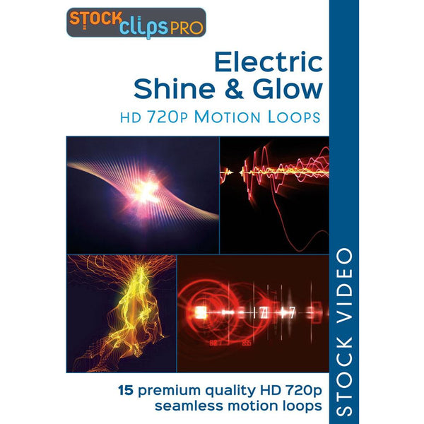 Electric Shine & Glow HD 720p Motion Loops (Download)