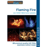 Flaming Fire HD 720p Motion Loops (Download)
