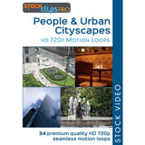 People & Urban Cityscapes HD 720p Motion Loops (Download)