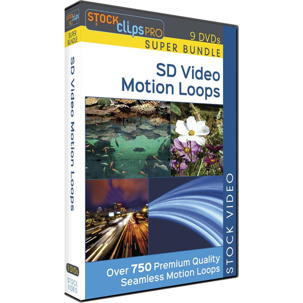 SD Video Motion Loops - 9 DVD - Super Bundle