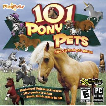 101 Puppy Pets Virtual Pet PC Game Mac OS 10.3 Or Higher Disc + Case  SelectSoft