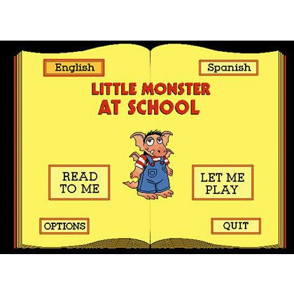 little monsters book Living Books: Little Monster at School