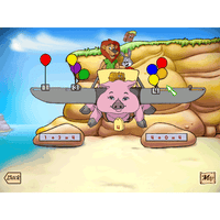 Reader Rabbit Kindergarten Bounce Down in Balloon Town!