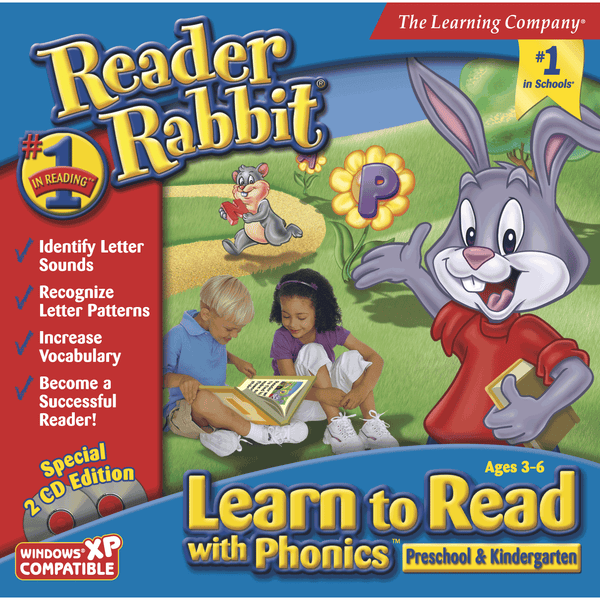 Reader Rabbit Learn to Read with Phonics Preschool & Kindergarten ...