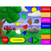Dally Dinosaur Teaches Colors