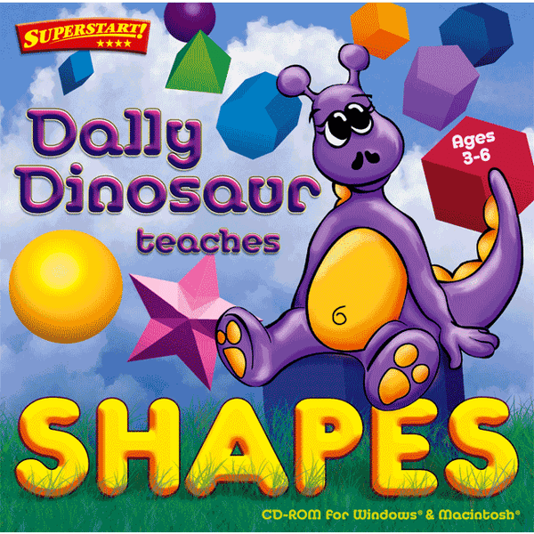 Dally Dinosaur Teaches Shapes (Download)