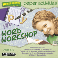 Paper Activities Word Workshop
