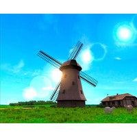 Windmill on a Farm 3D