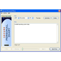 Secure Personal Diary (Download)