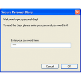 Secure Personal Diary (Download)