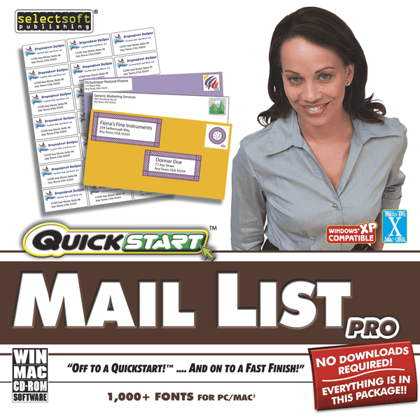 Quickstart Mail List Pro