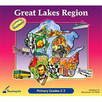US Geography - Great Lakes Region (Grades 2-3) (Download)