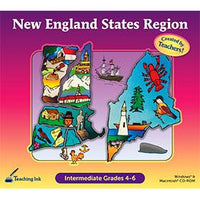US Geography - New England Region (Grade 4-6) (Download)