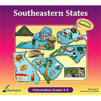 US Geography - Southeastern States Region (Grade 4-6) (Download)
