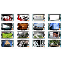 People & Urban Cityscapes HD 720p Motion Loops (Download)