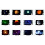 Space & the Stars Motion Loops